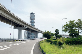 受付駐車場から第2ターミナル駐車場へ