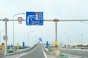 受付駐車場から第2ターミナル駐車場へ