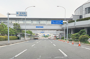 受付駐車場から第2ターミナル駐車場へ